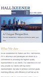 Mobile Screenshot of hallkeenerlaw.com